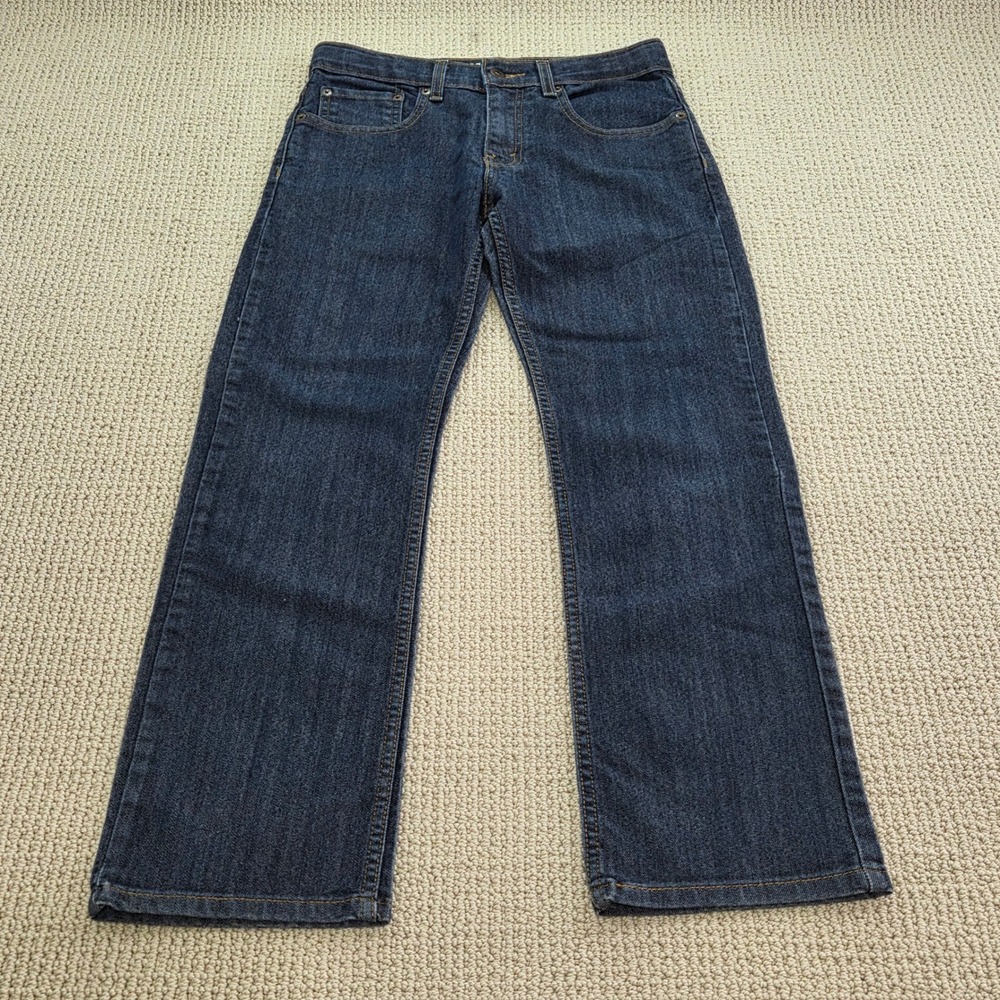 Signature Levi Strauss & Co. Slim Straight Jeans Boys Size 16 29x27 Regular Wash